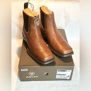 Ariat midtown rambler square toe Chelsea boot new in box size 10.5D